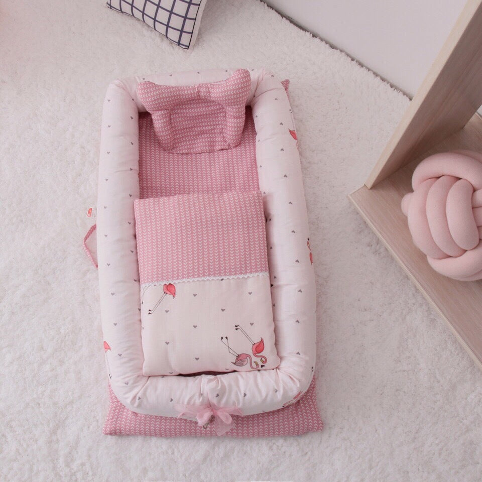 Portable Anti-Fright Bed for Newborns Eat Kid Friendly