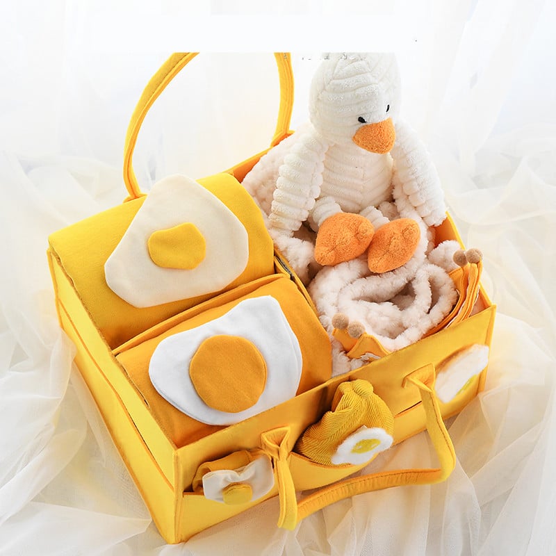 Newborn Gift Box with Summer Dress and Baby Supplies Eat Kid Friendly