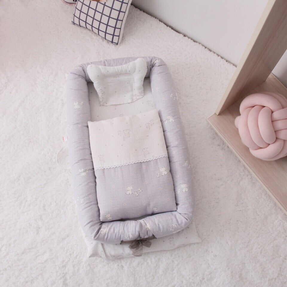 Portable Anti-Fright Bed for Newborns Eat Kid Friendly