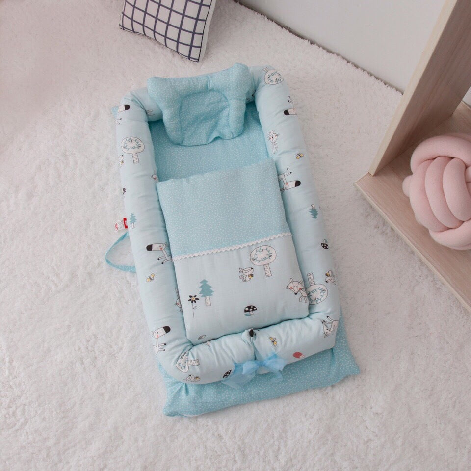 Portable Anti-Fright Bed for Newborns Eat Kid Friendly