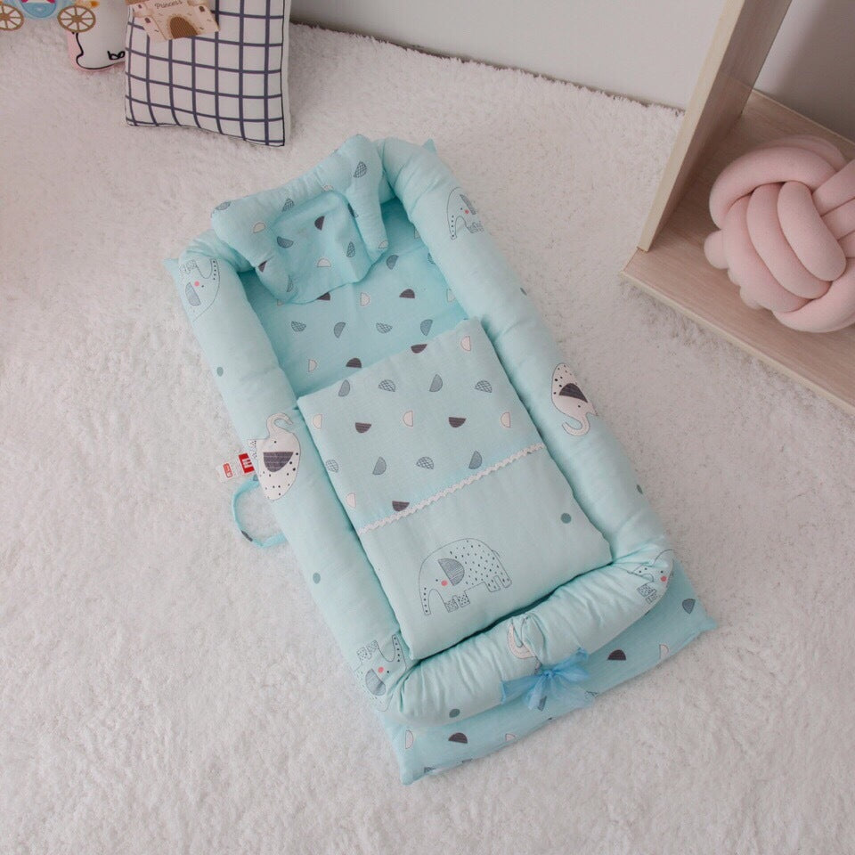 Portable Anti-Fright Bed for Newborns Eat Kid Friendly