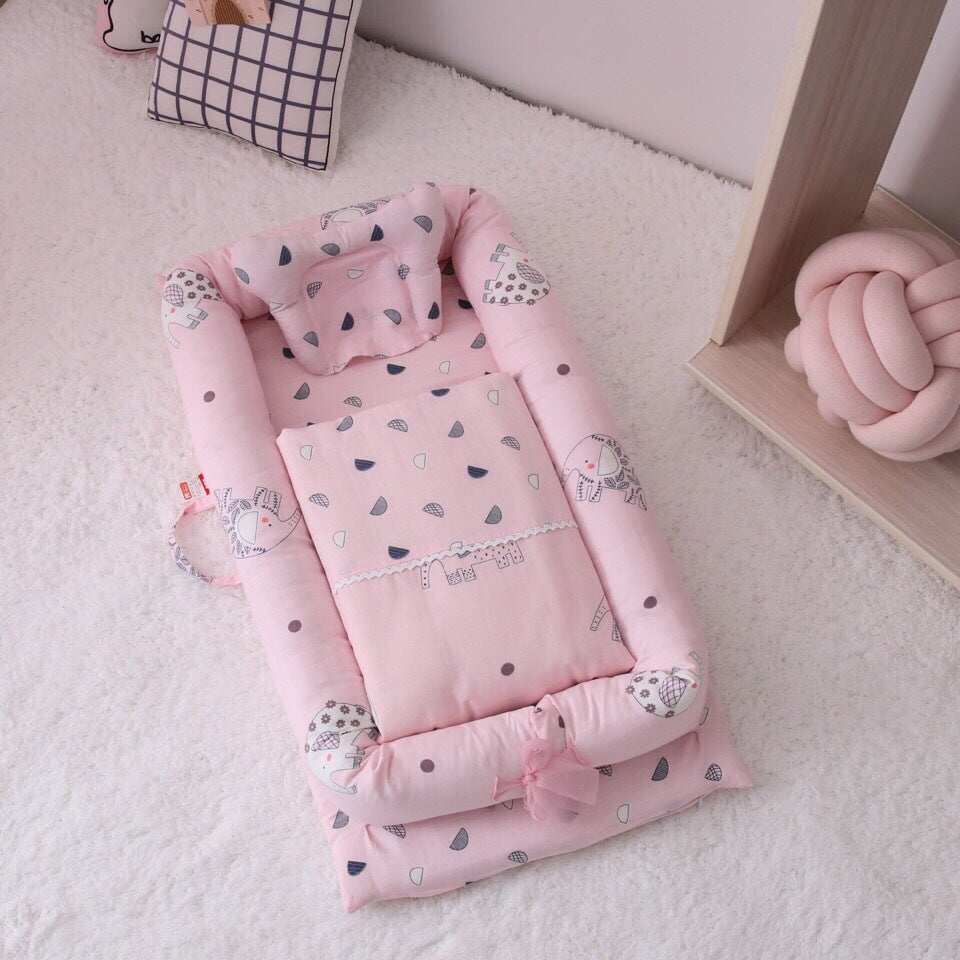 Portable Anti-Fright Bed for Newborns Eat Kid Friendly