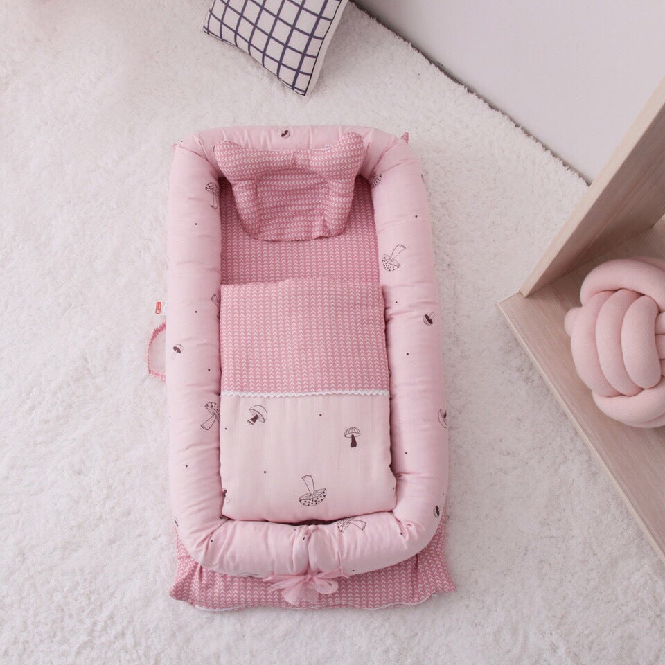 Portable Anti-Fright Bed for Newborns Eat Kid Friendly
