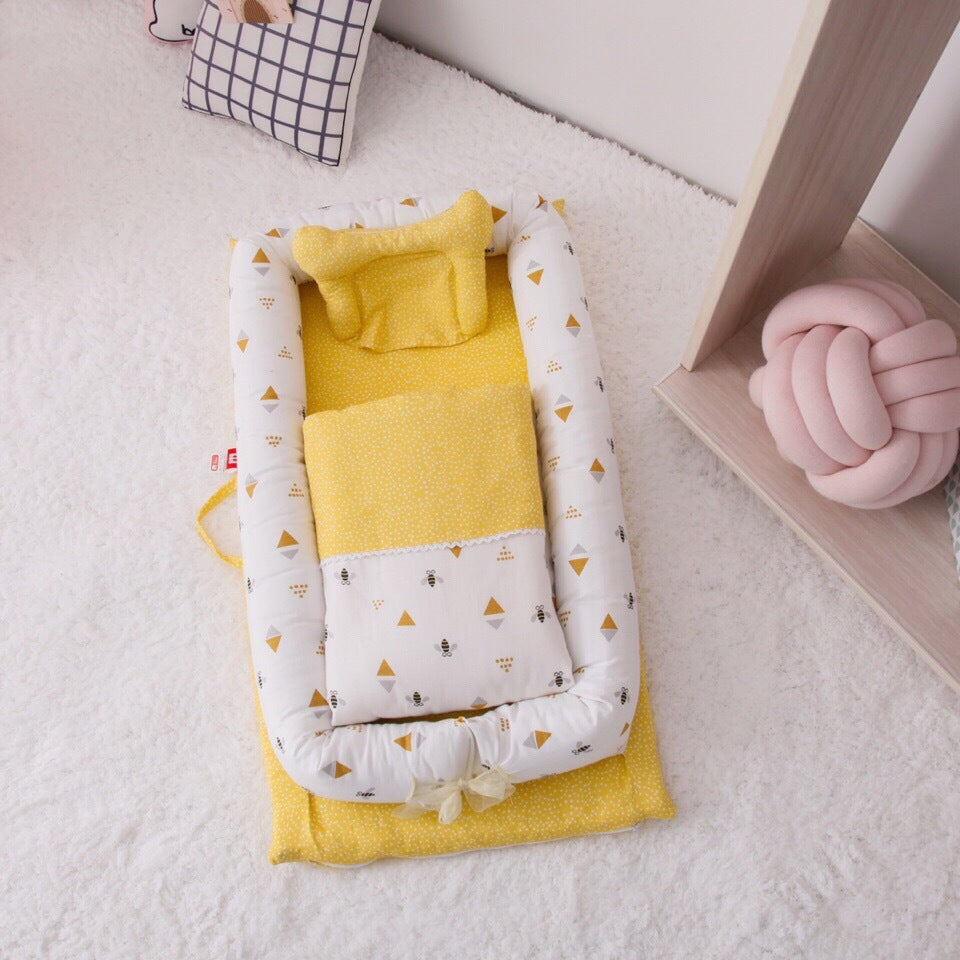 Portable Anti-Fright Bed for Newborns Eat Kid Friendly