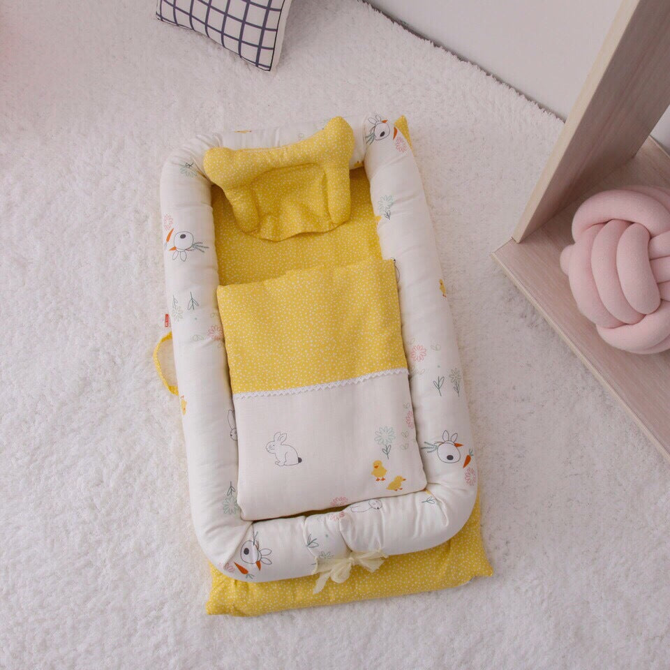 Portable Anti-Fright Bed for Newborns Eat Kid Friendly