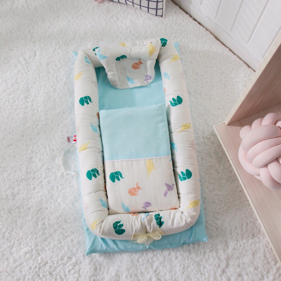 Portable Anti-Fright Bed for Newborns Eat Kid Friendly