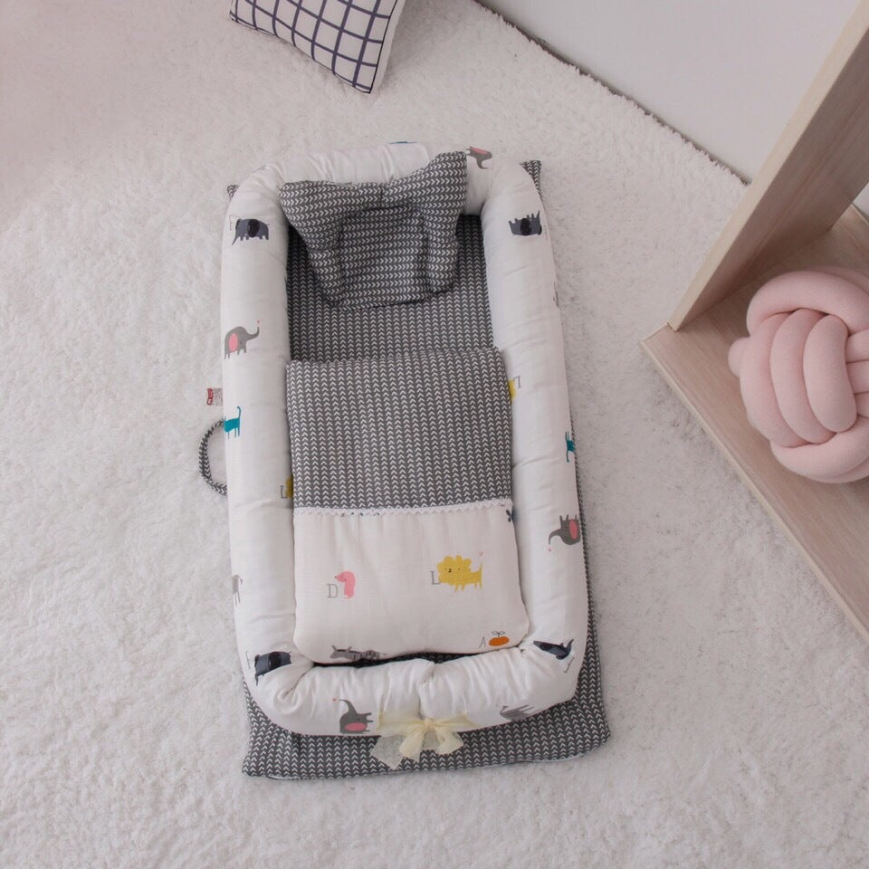 Portable Anti-Fright Bed for Newborns Eat Kid Friendly