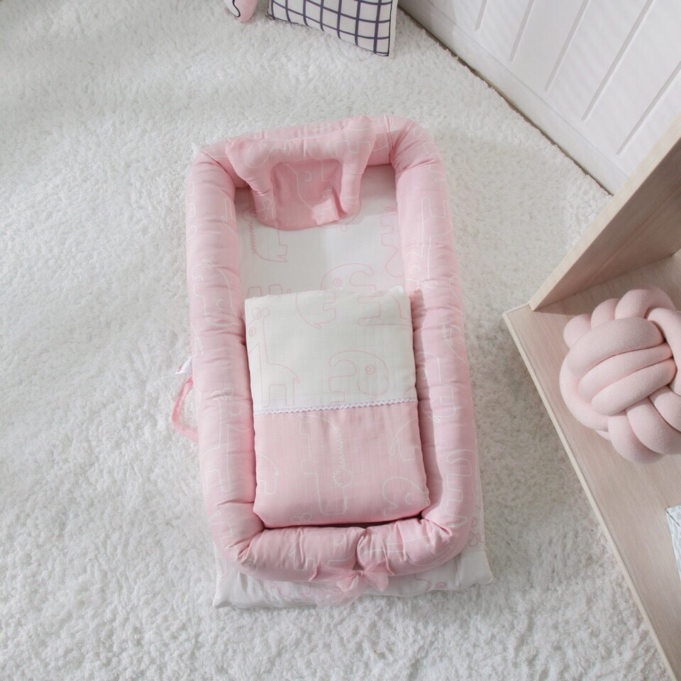 Portable Anti-Fright Bed for Newborns Eat Kid Friendly